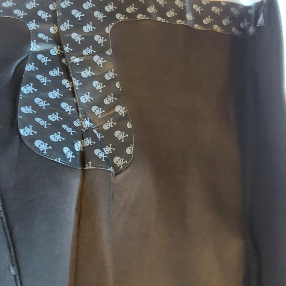 Lamoda Women's Thigh High Boots Size 7 Vegan Leather 5" Heel Platform Grunge - Picture 11 of 12